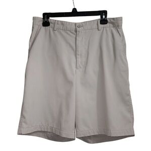 Bolle Golf Tech Shorts Flat Front Lightweight Khaki Golfing‎ Mens Size